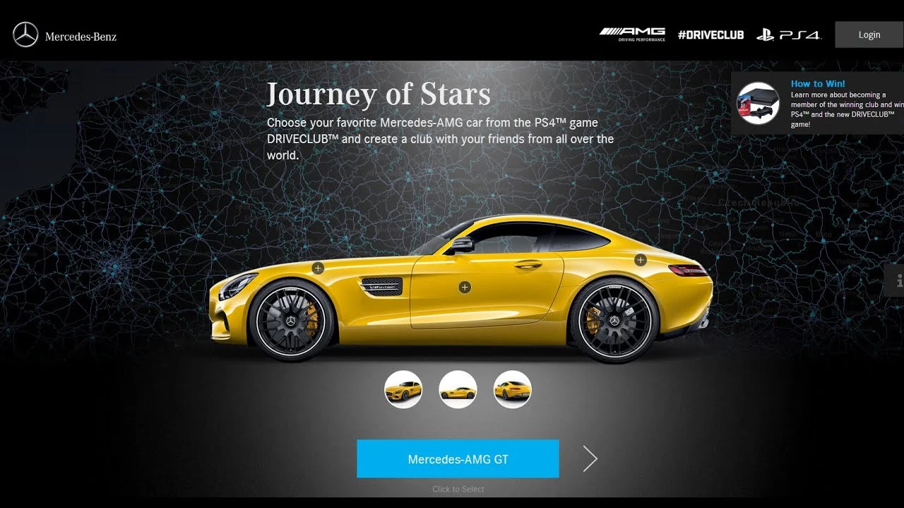 Mercedes-AMG and Driveclub - Journey of Stars
